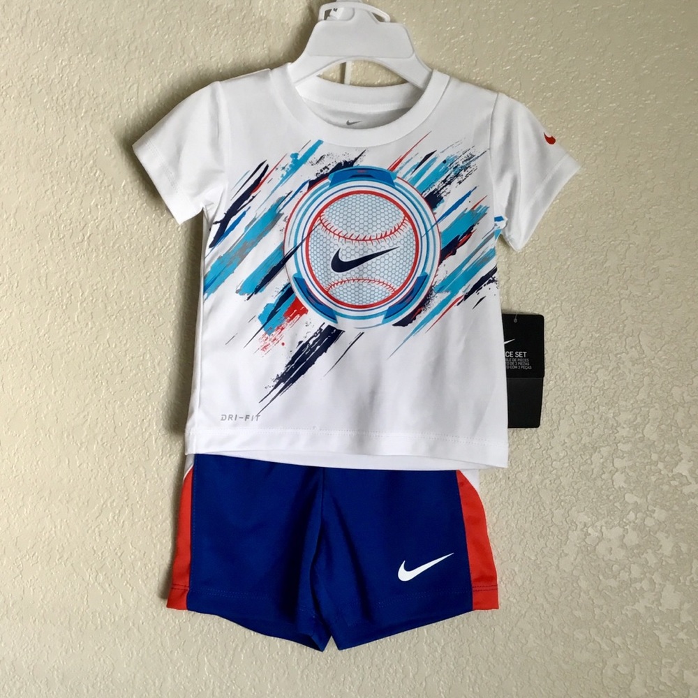 ⚾️NWT Toddler Boys 2pc Nike Shorts Set Sz. 12M